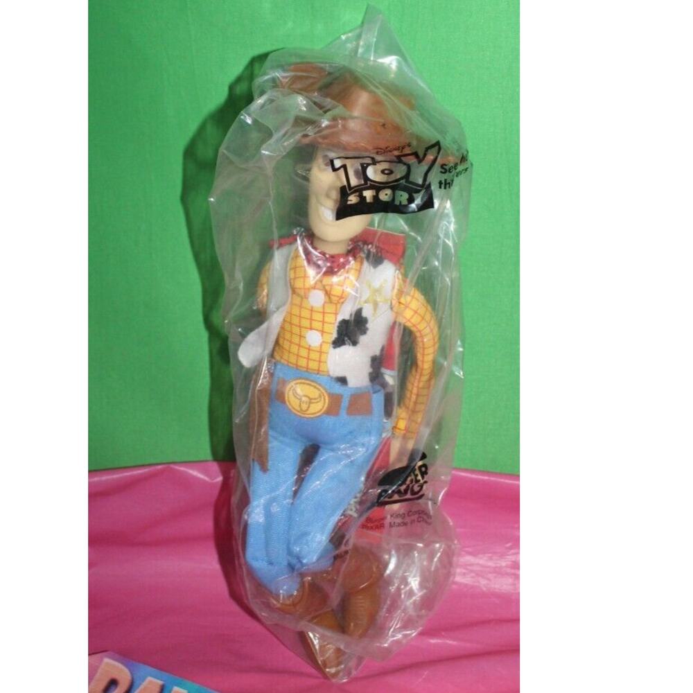 Burger King Kids Meal Toy Story Disney Woody Sheriff Plush Toy 10" In Package